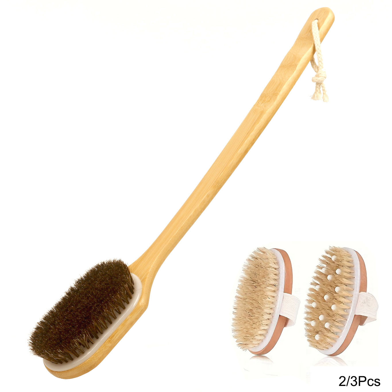 Dry Brush Body - Набор из 2/3 шт. щеток для