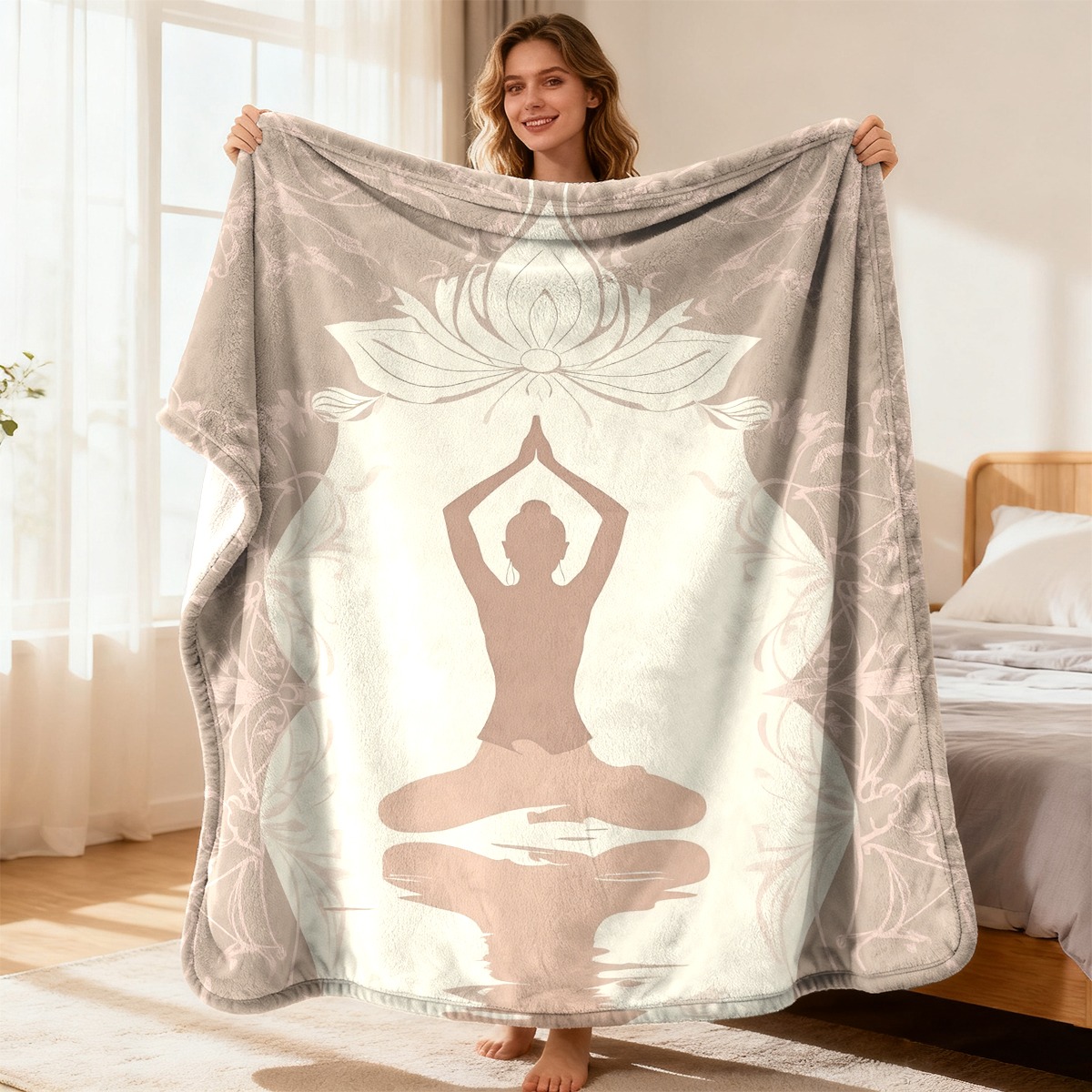 Spa Wellness Yoga - Роскошный плед для йоги и медитации