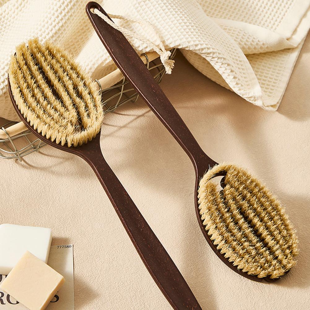 Dry Brush Body - Массажная щетка для спины с длинной