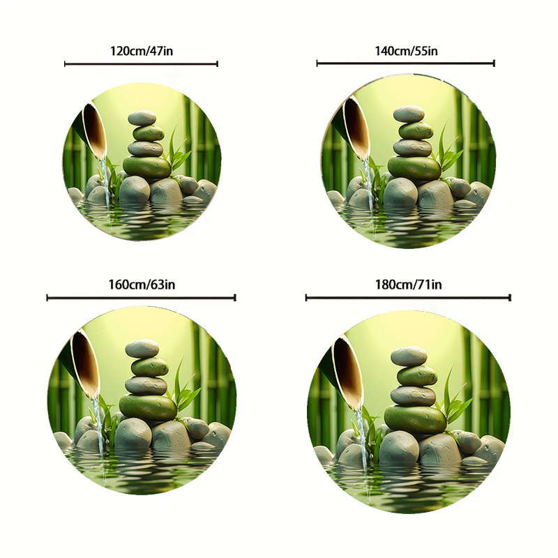 Круглый коврик Zen Bamboo Ston – обзор и цена Spa Wellness Yoga