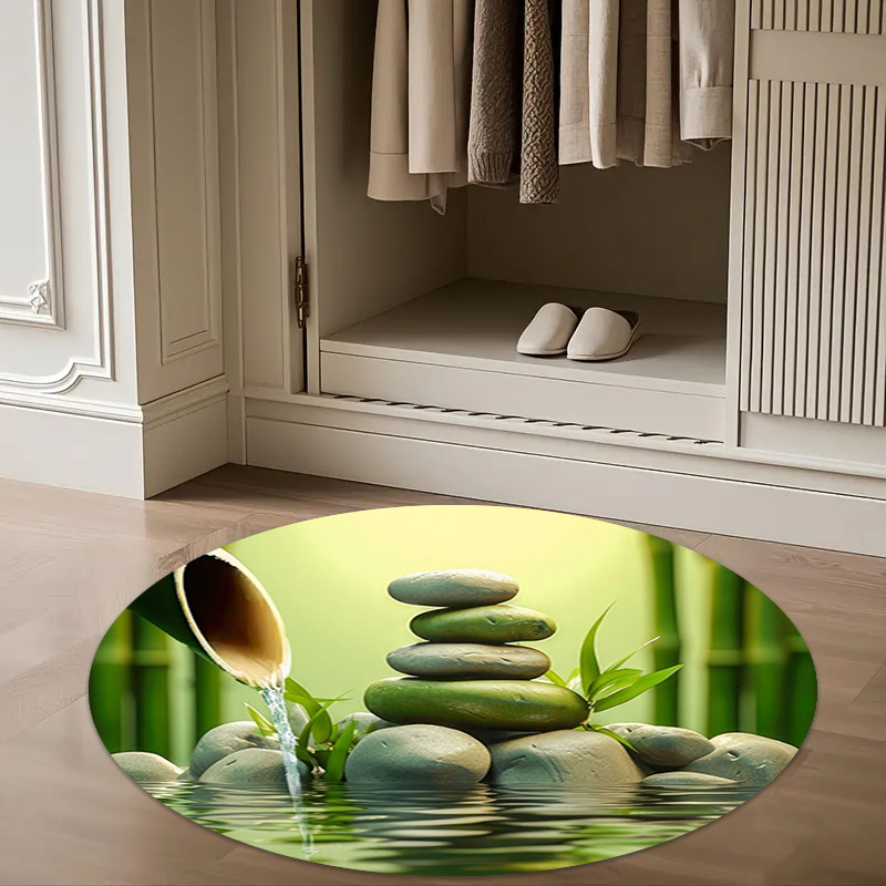 Круглый коврик Zen Bamboo Ston – обзор и цена Spa Wellness Yoga